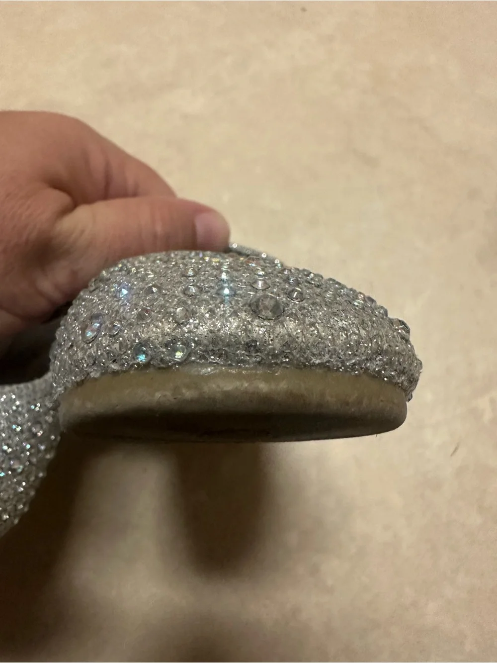 Girls Sparkle Mary Jane Dress Shoes - Silver